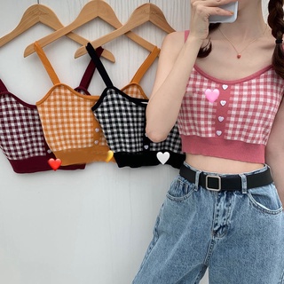 Áo Crop Top kẻ sọc gợi cảm phong cách Hàn Quốc dành cho nữ Áo Crop Top thời trang nữ