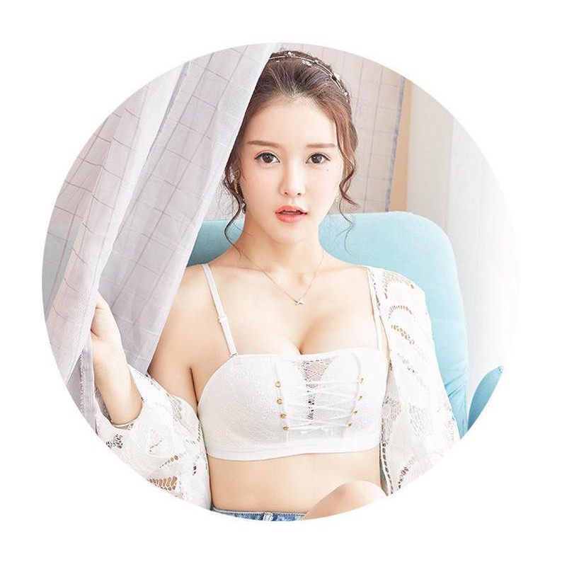 Áo Ngực Quả Ngang Dây Rút  Nâng Ngực Chống Tụt YiOn Underwear AKD04