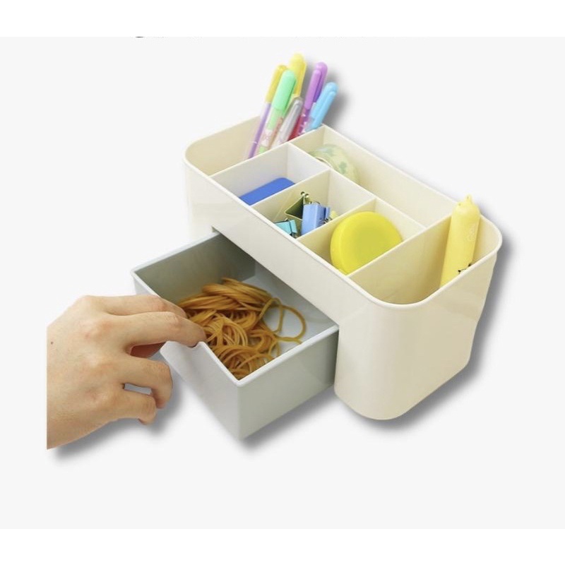 Kệ đựng mỹ phẩm, đồ dùng mini có ngăn kéo