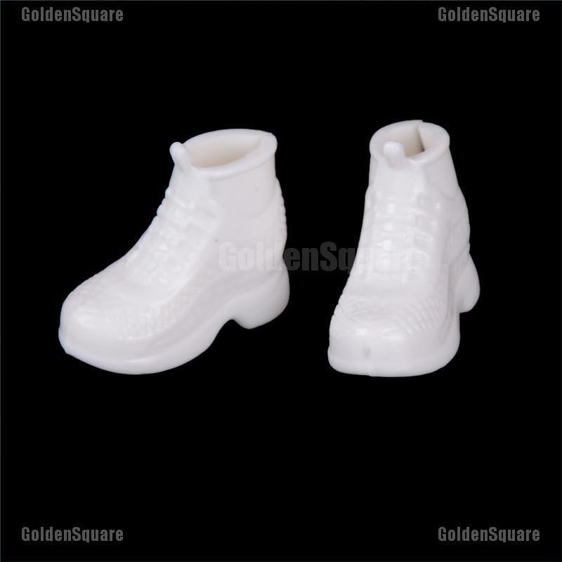 10 Đôi Giày Thể Thao Màu Trắng Cho Búp Bê