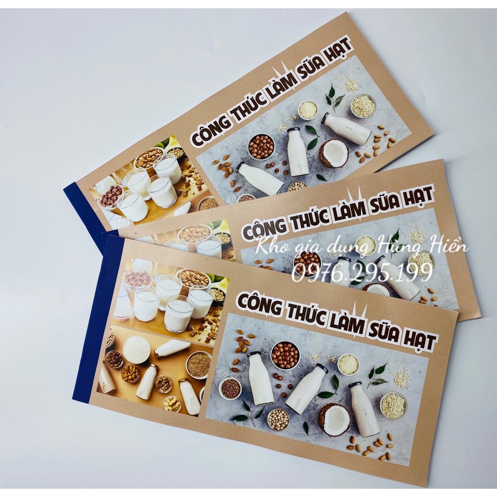 CÔNG THỨC LÀM SỮA HẠT