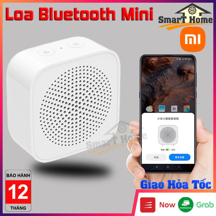 Loa Bluetooth Mini Xiaomi , Loa Mini Xiaomi Thông Minh Kích Thước Chỉ Khoảng 3 Ngón Tay Dễ Dàng Bỏ Vào Túi Mang Đi