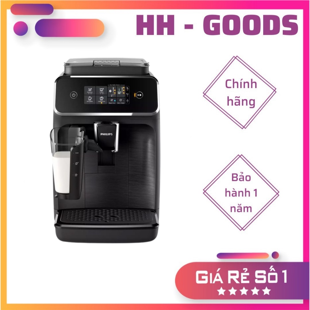 Máy Pha Cà Phê Philips EP2230/10 Serie 2200, máy pha cafe thông minh tiện lợi cho mọi gia đình – Nhập Khẩu Đức & EU