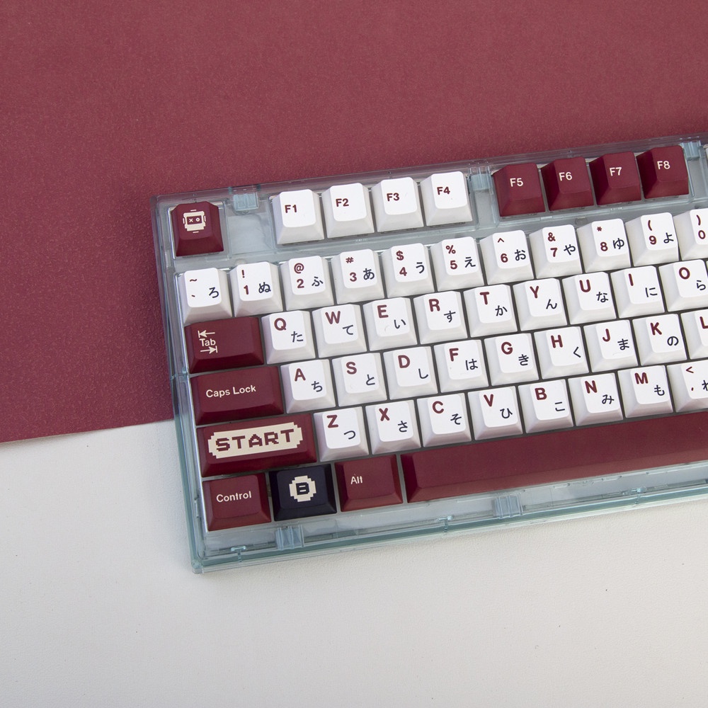 140 Phím FC Keycaps Cherry Profile Retro Video Game PBT DYE SUB Bàn phím cơ học Keycap