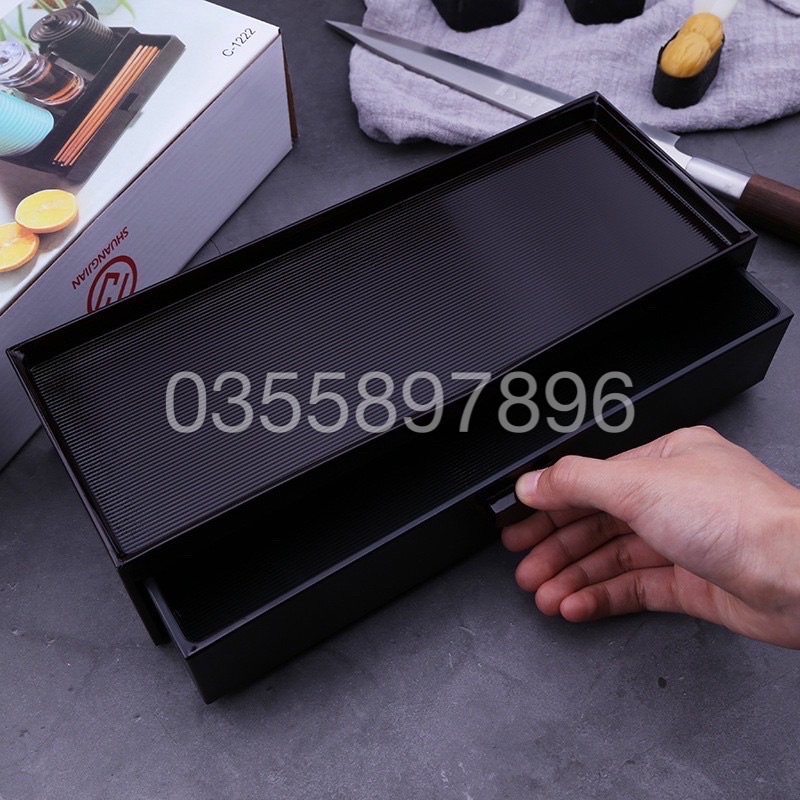 Hộp Đựng Muỗng Đũa Melamine Cao Cấp Phong Cách Nhật Bản