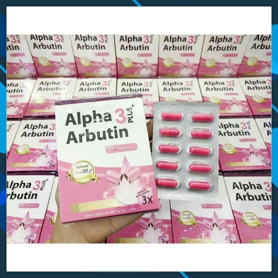 FREESHIP- Viên kích trắng da body Alpha Arbutin 3 Plus