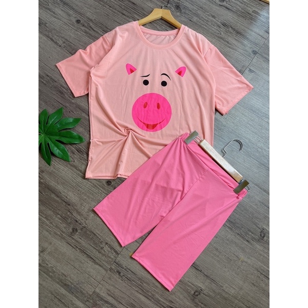 Set heo Hồng quần ngố - Set ngố form rộng siêu hot - Carotshop | BigBuy360 - bigbuy360.vn