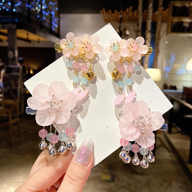 Kẹp Tóc Tua Rua Dài Thời Trang Hàn Quốc