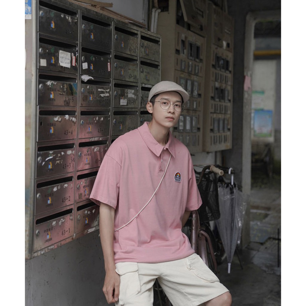 Áo Thun Polo Unisex Có Cổ Nam - TTCC55  - Chất Thun Cotton Mềm Mát - 4 Màu Siêu Đẹp - Form Rộng Tay Lỡ Oversize | BigBuy360 - bigbuy360.vn