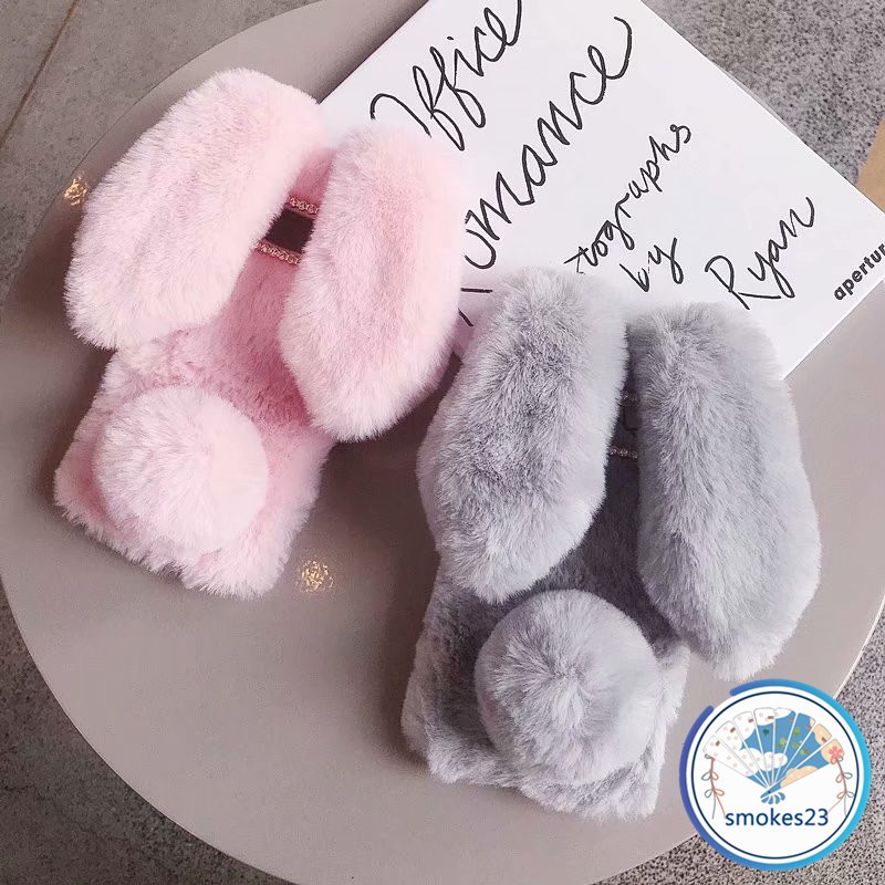 Samsung galaxy S10 plus S10e A20E A20 Core Phone case Plush rabbit soft shell