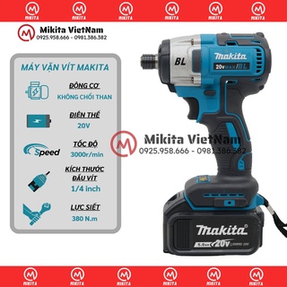 Máy chuyên Vít Makita 20V - Động cơ không chổi than