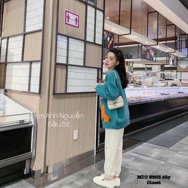 Quần nỉ jogger hàng qccc kèm anh thật cuối