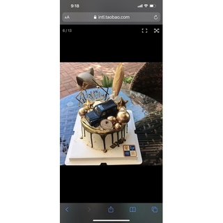 Xe hơi trang trí bánh sinh nhật