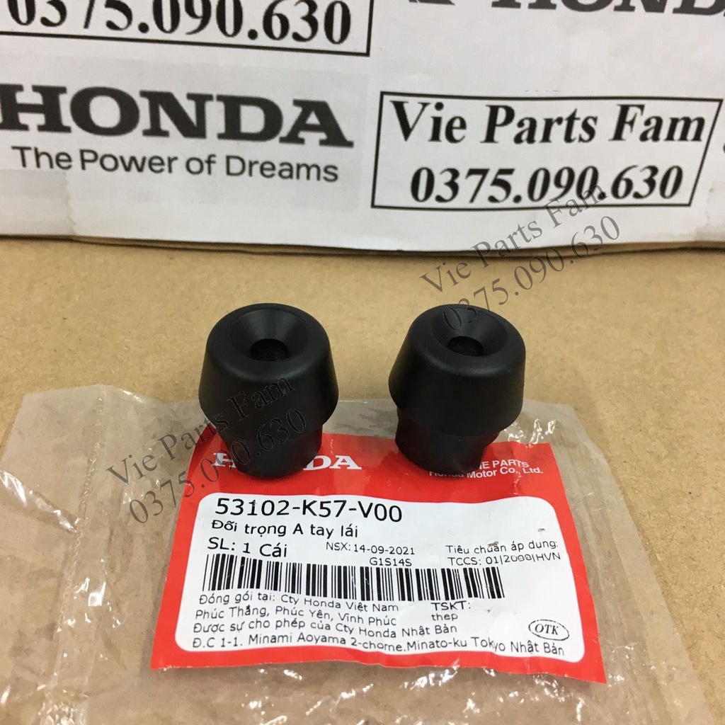Cặp gù tay lái xe Honda Blade 110 / Wave A 110 - hàng chính hãng Honda mới 100%