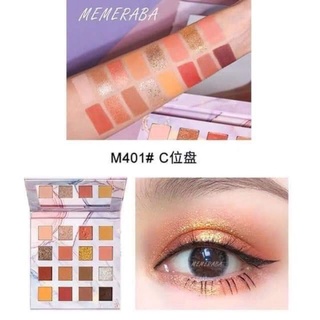 PHẤN MẮT MEMERABA STAR  FIREWORKS EYESHADOW PALETTE 16 Ô
