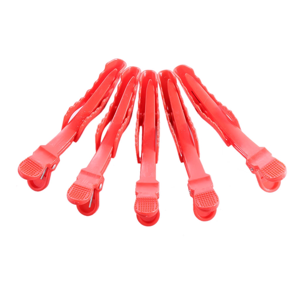Set 5 Kẹp Tóc Cá Sấu Bằng Nhựa Chuyên Dụng Cho Salon Cabeza