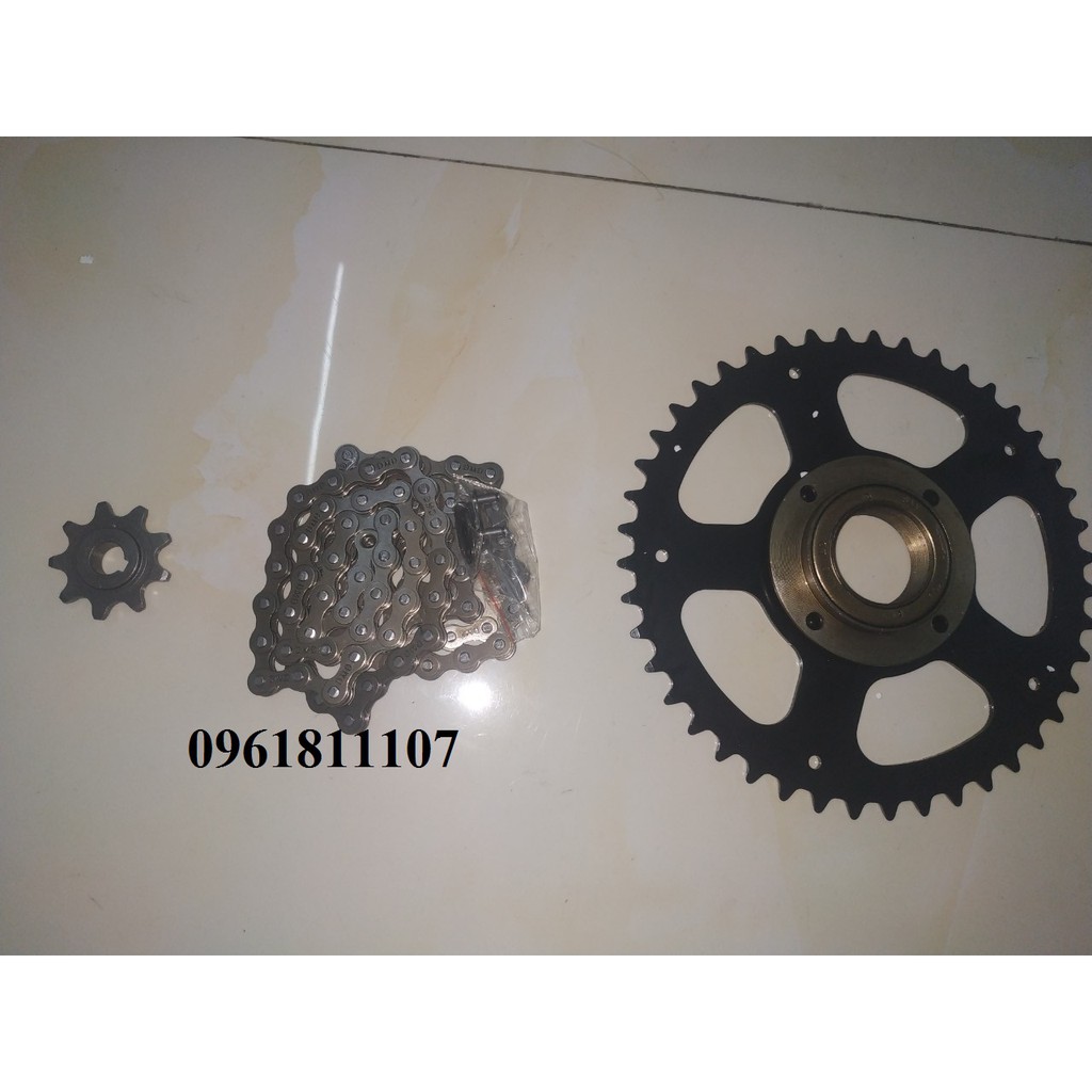 Combo NHÔNG SÊN liếp dĩa  cho sên 410 MOTOR MY1016Z, dùng cho motor giảm tốc 12V, motor giảm tốc 24V