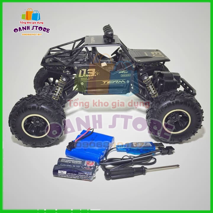 Đồ Chơi Ô Tô, Xe Địa Hình Điều Khiển Từ Xa Rock Crawler 2 Cầu, Độ Bên Cao, Chống Va Đập, Món Quà Ý Nghĩa Mẹ Dành Cho Bé