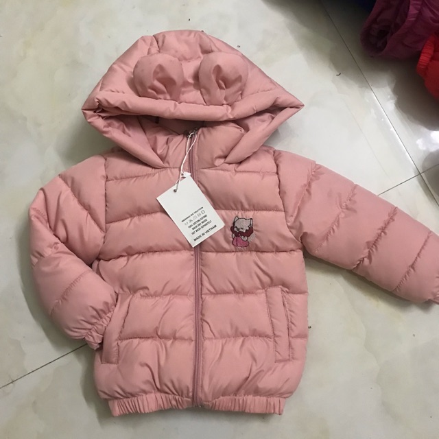áo khoác mũ tai thỏ của bé yêu