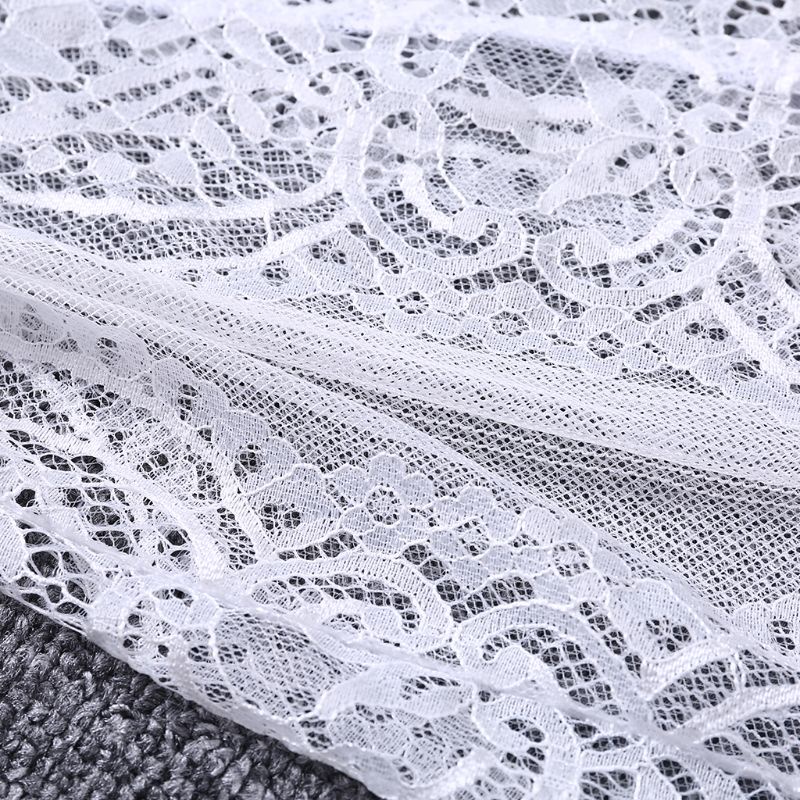 Xiangbao Bộ Đồ Bơi Kimono Tay Loe Dài Phối Ren Hoa Cho Nữ