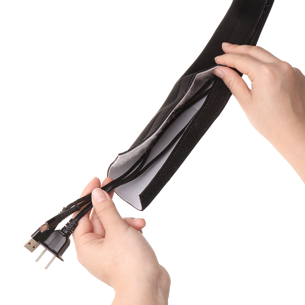 Dây Cáp Điện Mềm Màu Đen Dùng Cho Máy Tính DIY|Tay Áo Quấn