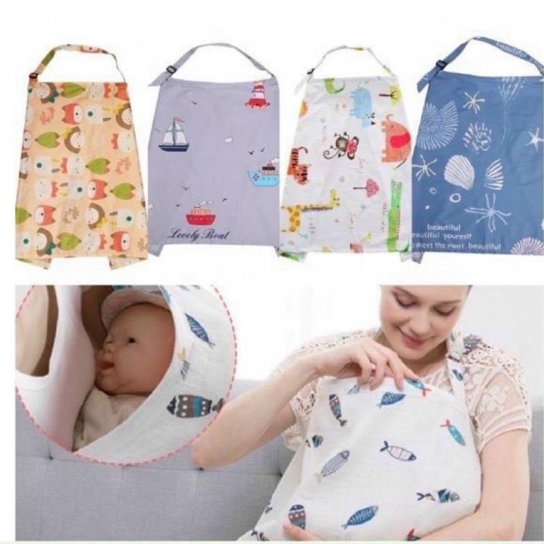 Khăn choàng cho con bú khi đi ra ngoài cho mẹ và bé, áo choàng cho con bú