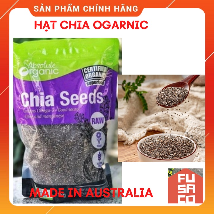 HẠT CHIA ÚC - CHIA SEEDS ABSOLUTE ORGANICS