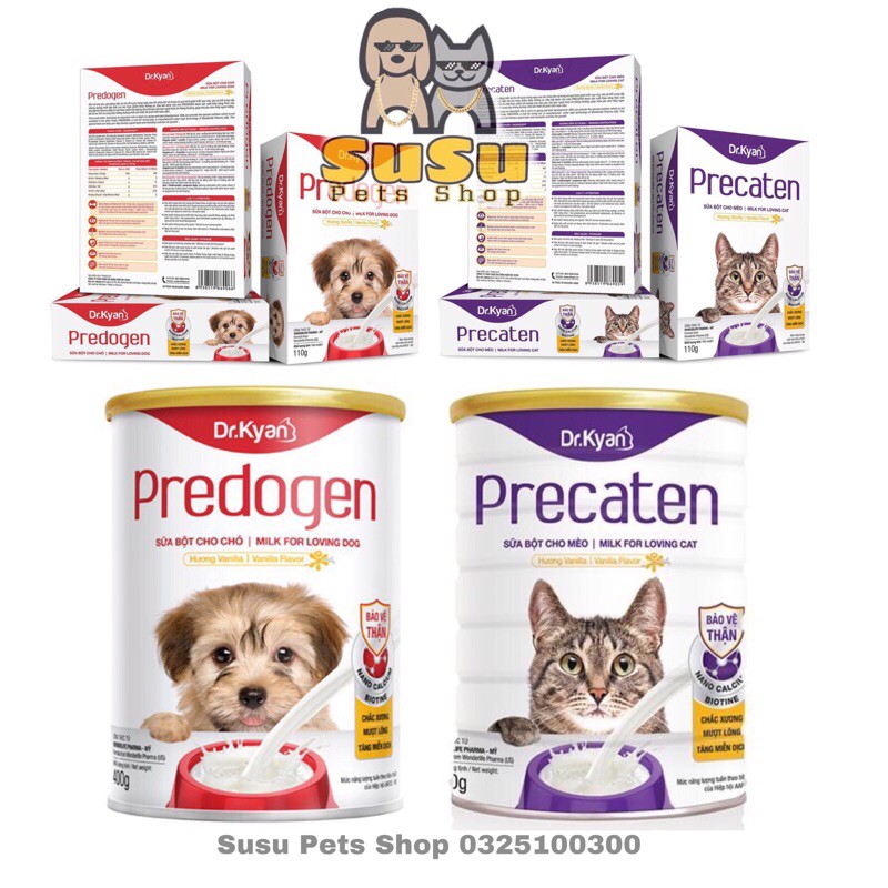 Sữa bột Dr.kyan Precaten cho chó mèo thú cưng