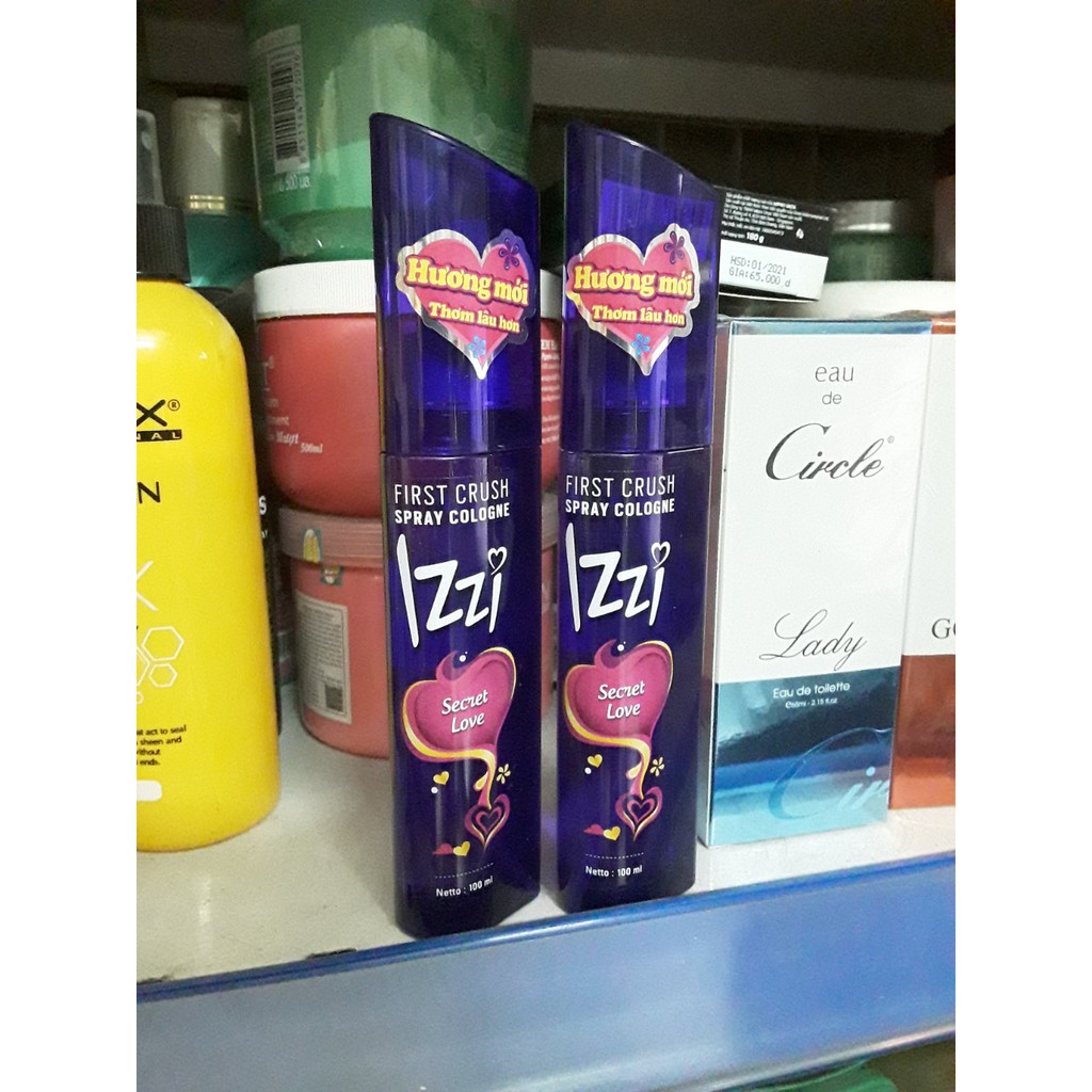 Combo 2 chai Nước Hoa Toàn Thân Izzi Sweet - Tím (100ml)