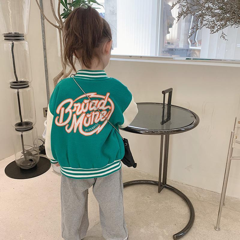 Áo Khoác Thời Trang Xuân Thu 2021 Năng Động Cho Bé Gái 6-7 Tuổi