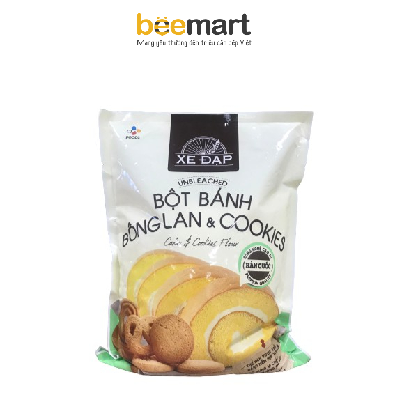 Bột mì bánh bông lan xe đạp số 8