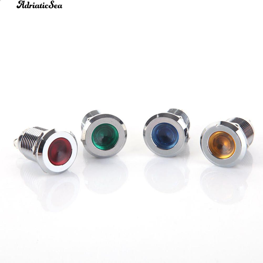 Đèn báo tín hiệu mini 12mm 6/12/24/220V