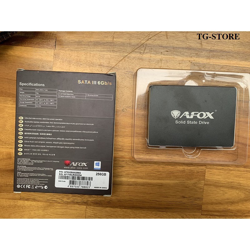 Ổ CỨNG SSD AFOX 256GB 2.5INCH - CHÍNH HÃNG