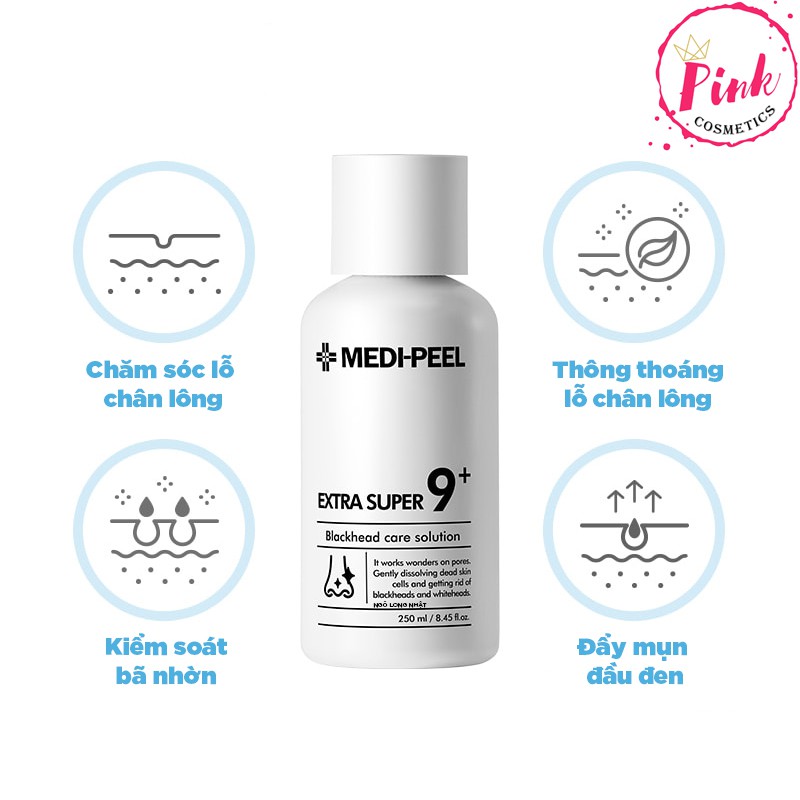 Ủ MỤN ĐẦU ĐEN MEDI PEEL EXTRA SUPER 9 [Chính Hãng] [Mẫu mới]