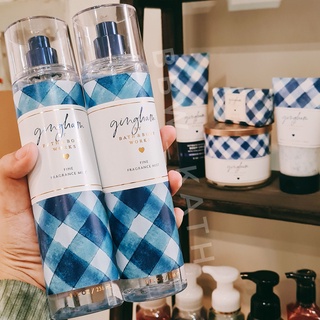 🦕 GINGHAM vỏ như hình 🐳 Xịt thơm 236ml - Bath & Body Works 236ml