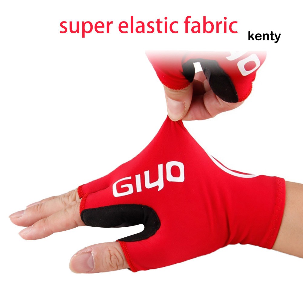 GIYO 1 Đôi Găng Tay Thể Thao Hở Ngón Thoáng Khí Chống Trượt Unisex