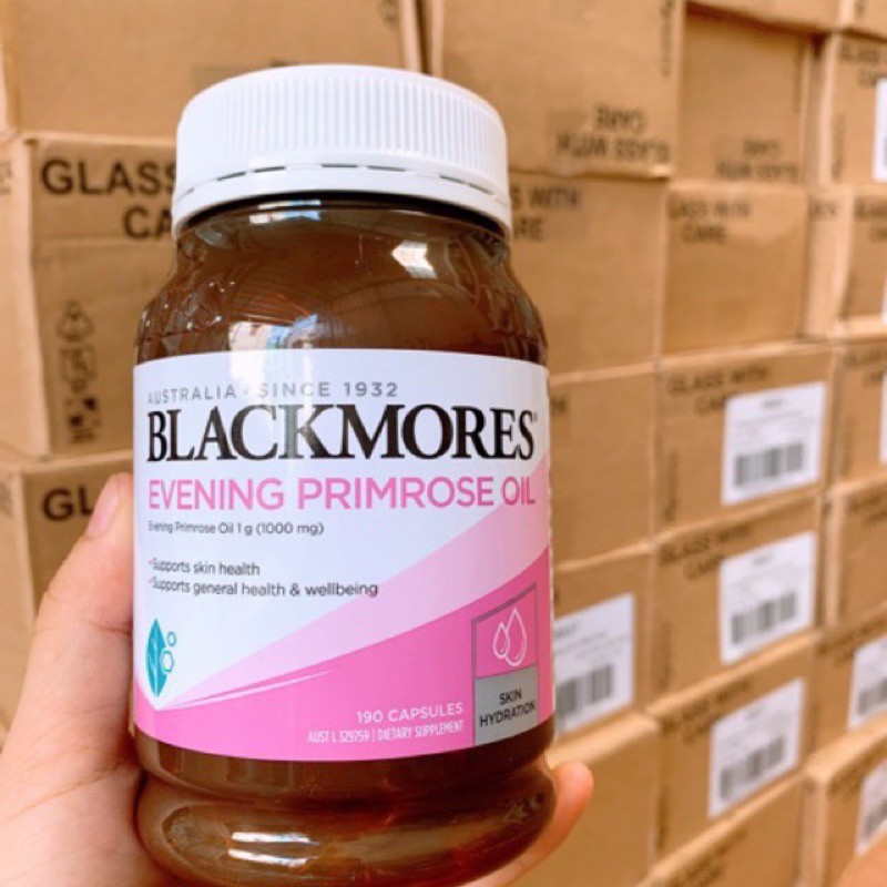 [Hàng Chuẩn ÚC] Blackmores Evening Primrose Oil - Viên uống tinh dầu hoa anh thảo 190 viên MẪU MỚI DATE 2023