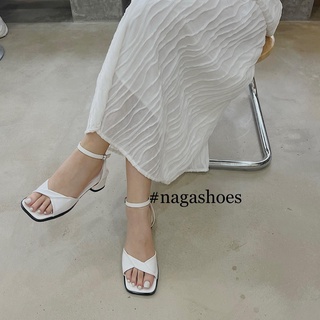 CAO GÓT NAGASHOES QUAI XOẮN MŨI VUÔNG 4P NAC218