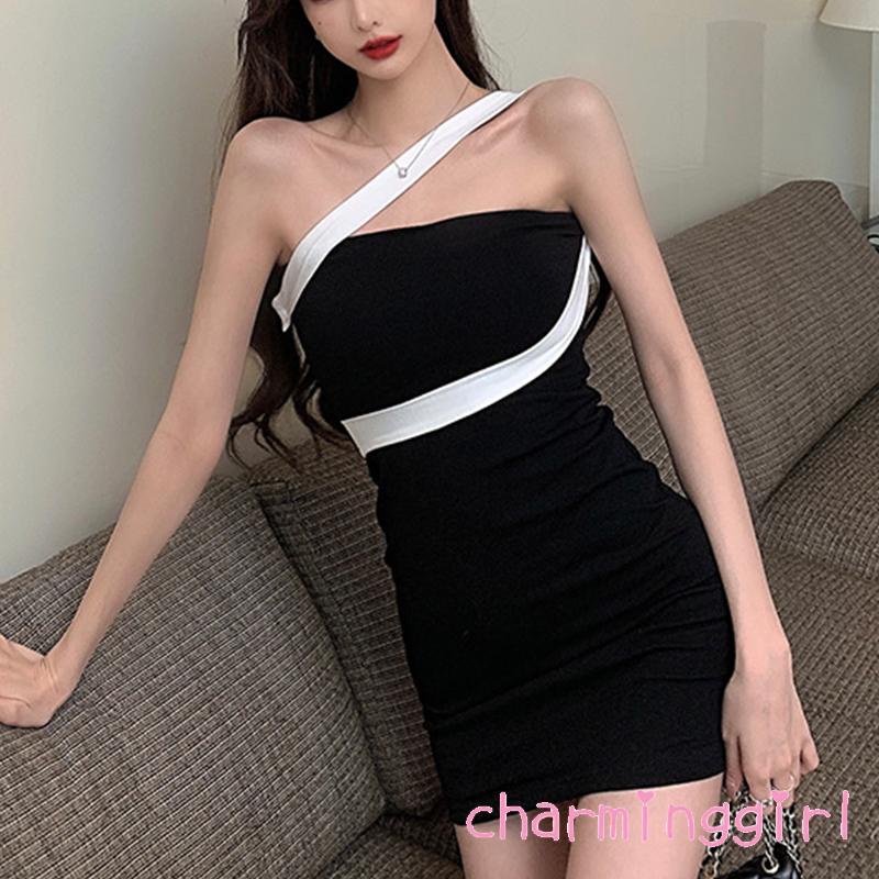 Set Đầm Hở Lưng Màu Sắc Đơn Giản + Áo Tay Ngắn Thời Trang Dành Cho Nữ