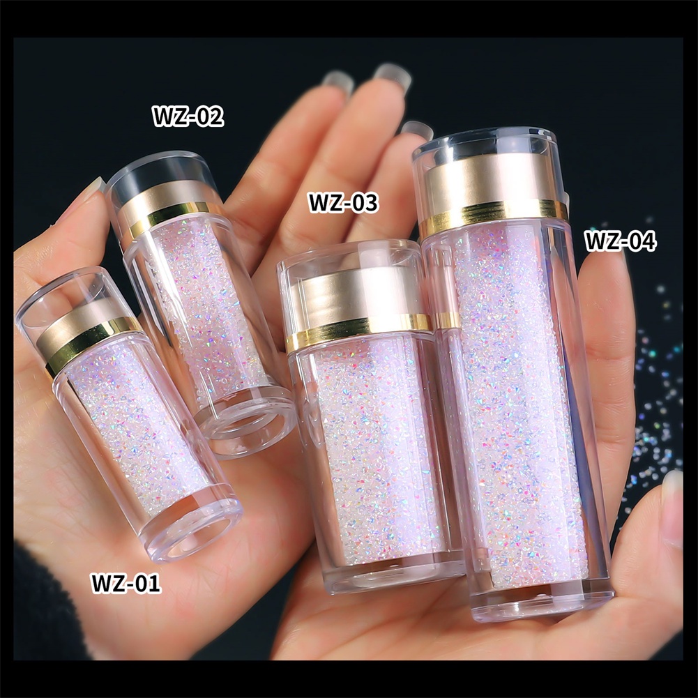 Chứng Khoán sẵn sàng Phụ Kiện Nail Nghệ Thuật Thủy Tinh Micro Hạt Hỗn Hợp Kim Cương Trong Suốt Micro Hạt COD