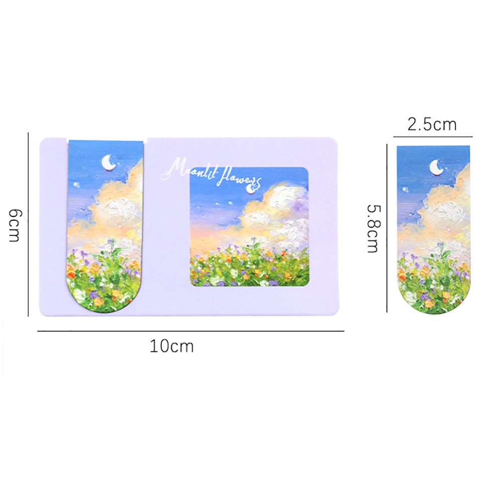 1 Thẻ Đánh Dấu Trang Sách Từ Tính Hình Tranh Vẽ Sáng Tạo Cho Học Sinh / Văn Phòng