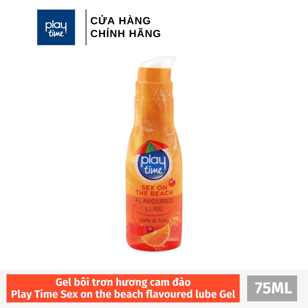 Gel Bôi Trơn Hương Cam Đào Fun Time Sex On The Beach Flavoured Lube Gel 75ML