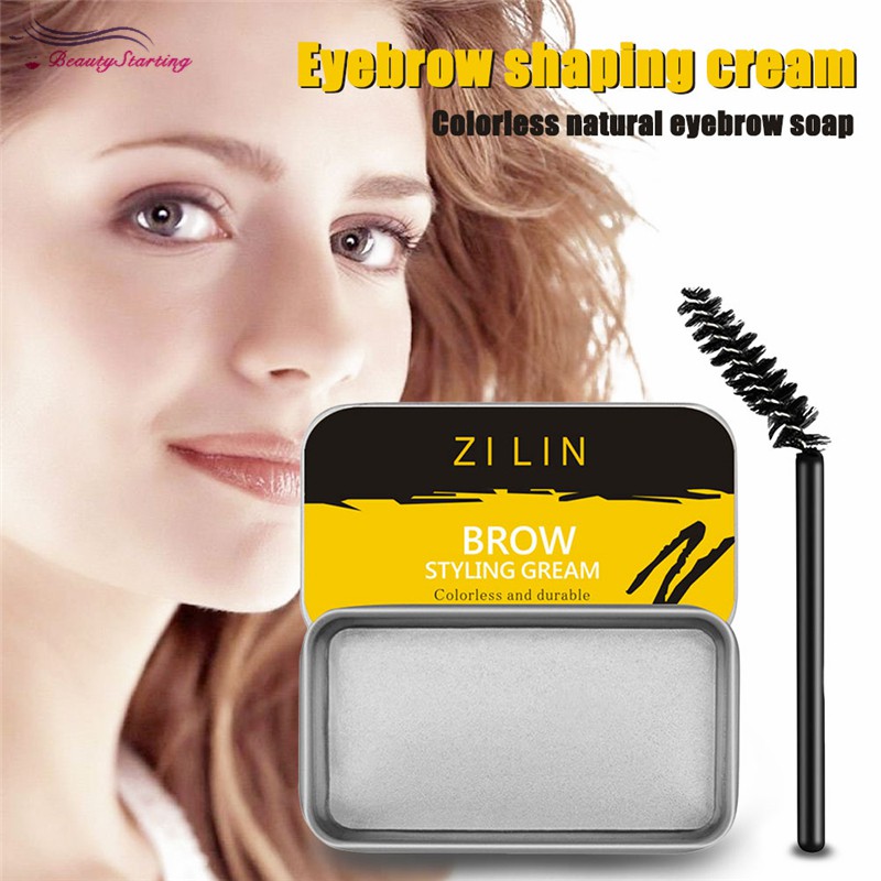 (hàng Mới Về) Xà Phòng Định Hình Lông Mày 3d Chống Nước Lâu Trôi
