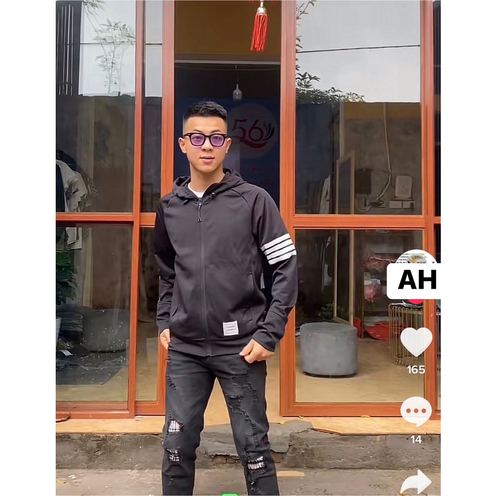 Áo Chống Nắng Nam Nữ Tay Sọc Hottrend 2022