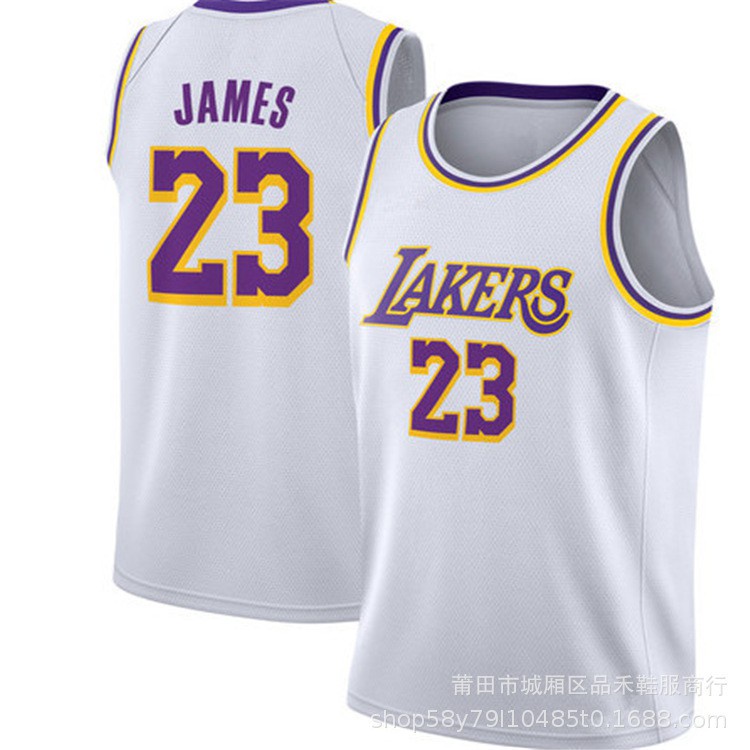 Quần Áo Bóng Rổ Nba Đội Lakers James Thời Trang Năng Động