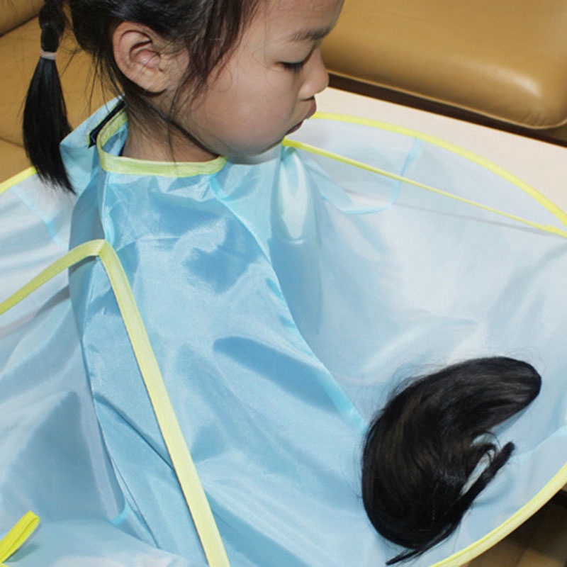 [Hàng mới về] Áo choàng cắt tóc cho bé có thể điều chỉnh tiện lợi