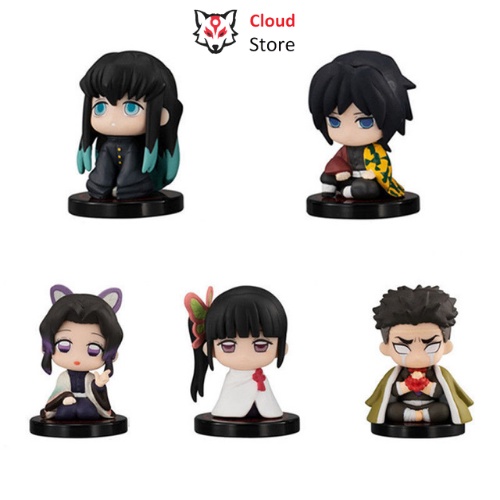 Mô hình anime thanh gươm diệt quỷ, đồ chơi mo hinh, figure anime Kimetsu no yaiba chibi tanjiro,zenitsu, nezuko, rengoku