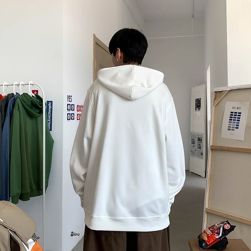 Áo Hoodie Nỉ Nam Thu Đông Họa Tiết Đôi Tay MEN TOP 185 W (Trắng)