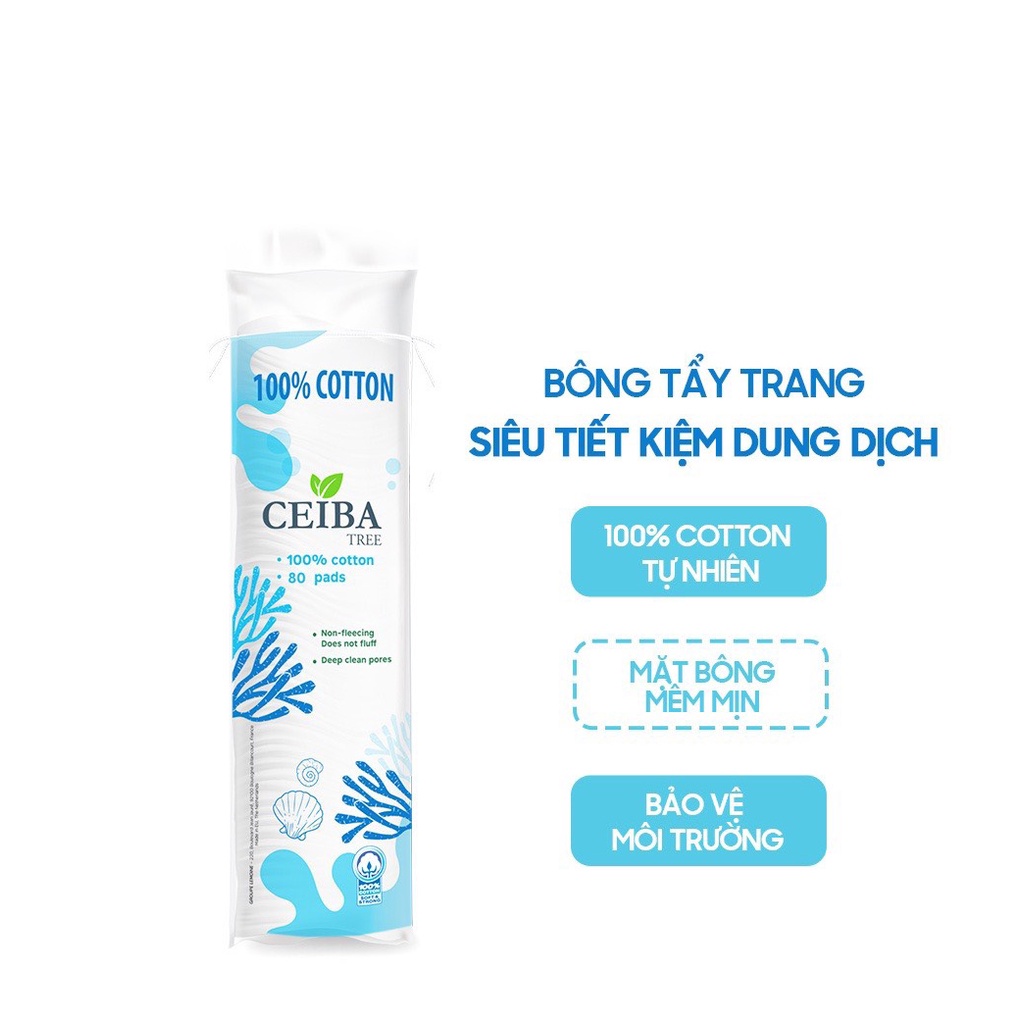Bông tẩy trang Organic Pháp 100% chất liệu Cotton Ceiba Tree thumbnail