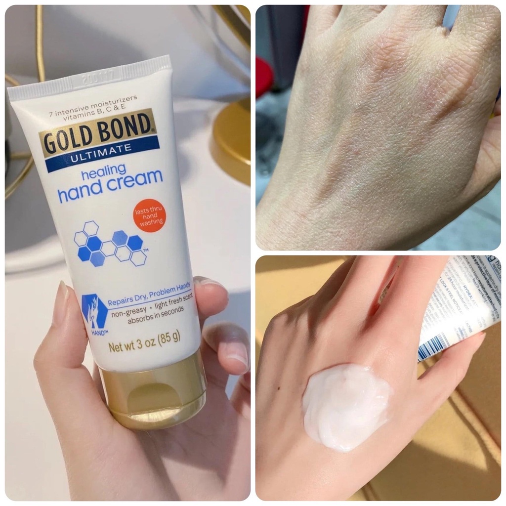 Kem dưỡng tay Gold Bond healing hand cream 85ml